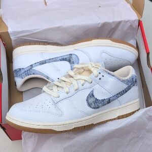 Nike Dunk Low - Washed Denim Gum - Men Size 13 ( FN6881-100 )
